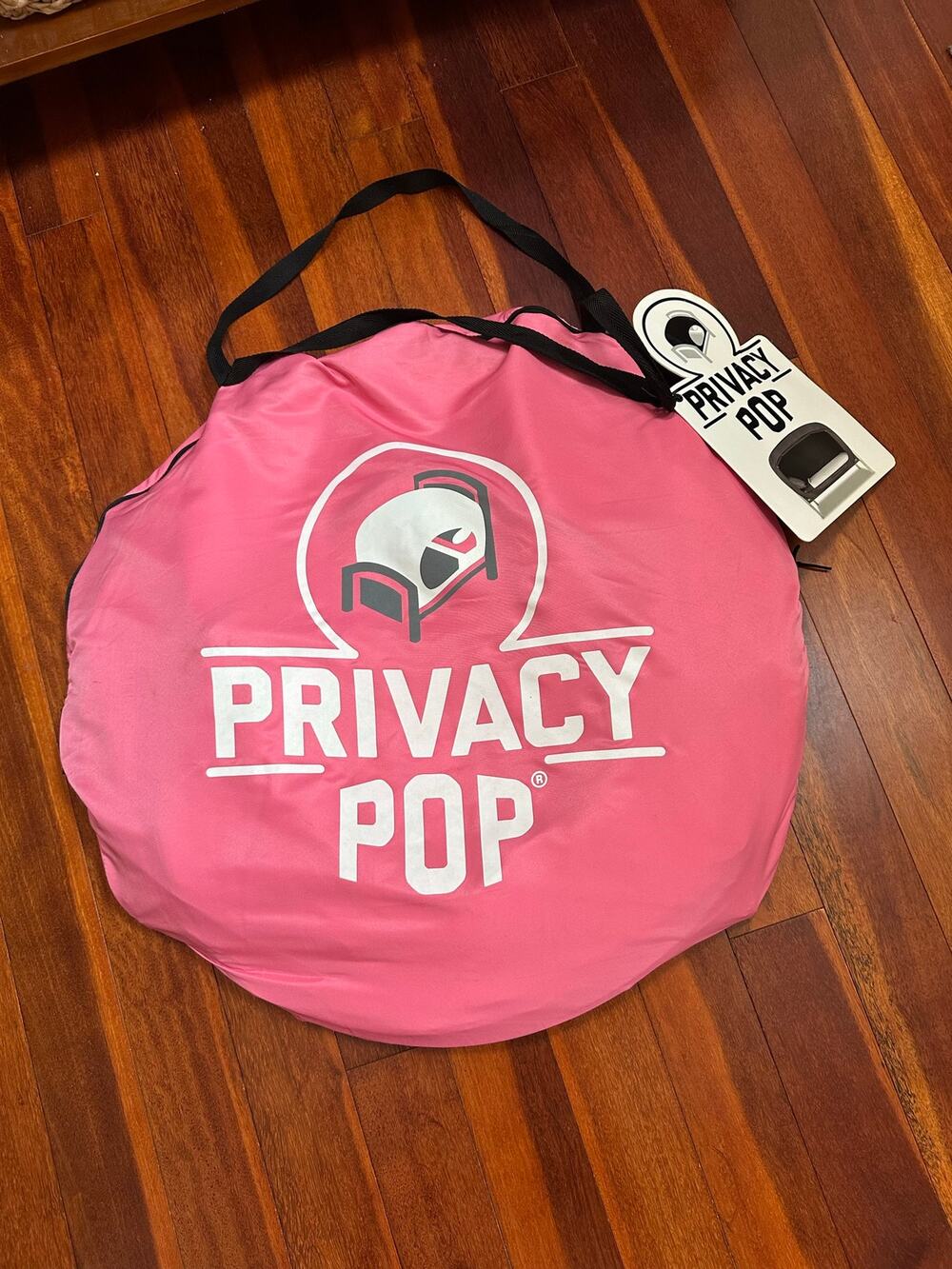 PRIVACY POP Portable Twin Privacy Pod in Pink Easy set-up for traveling